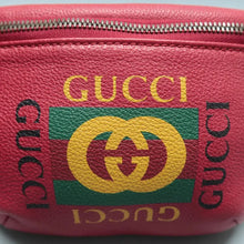 Load image into Gallery viewer, Gucci Print Leather Crossbody bag Red
