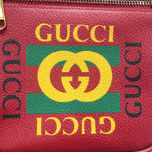 Load image into Gallery viewer, GUCCI Print Leather Shoulder bag Red
