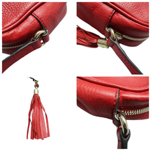 Load image into Gallery viewer, GUCCI Soho Leather Shoulder Bag Red
