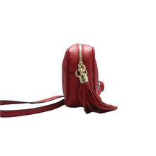 Load image into Gallery viewer, GUCCI Soho Leather Shoulder Bag Red
