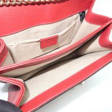 Load image into Gallery viewer, Gucci Interlocking Leather Shoulder Bag Red
