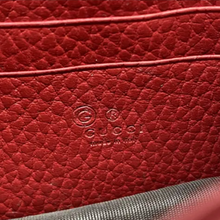 Load image into Gallery viewer, GUCCI Interlocking Wallet On Chain Leather Shoulder Bag Red
