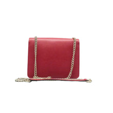 Load image into Gallery viewer, GUCCI Interlocking G Leather Shoulder Bag Red
