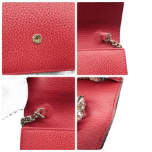 Load image into Gallery viewer, Gucci Interlocking G Leather Shoulder Bag Red
