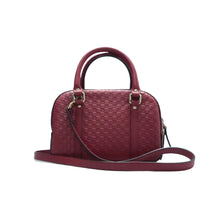 Load image into Gallery viewer, Gucci Guccissima Bowling Leather Shoulder Bag Red
