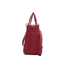 Load image into Gallery viewer, Christian Dior Lady Dior Leather Satchel Bag Red
