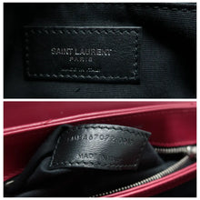 Load image into Gallery viewer, SAINT LAURENT Loulou Leather Shoulder Bag Red
