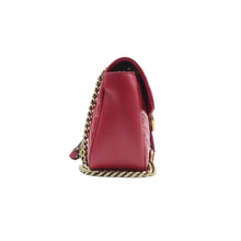 Load image into Gallery viewer, Gucci GG Marmont Leather Shoulder Bag Red
