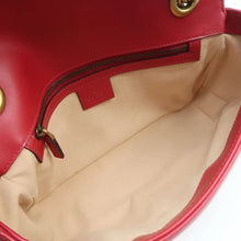 Load image into Gallery viewer, Gucci GG Marmont Leather Shoulder Bag Red
