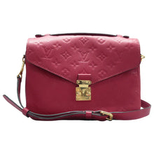 Load image into Gallery viewer, Louis Vuitton Metis Monogram Leather Satchel Bag Red
