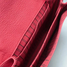 Load image into Gallery viewer, Louis Vuitton Metis Monogram Leather Satchel Bag Red
