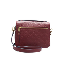 Load image into Gallery viewer, Louis Vuitton Metis Monogram Leather Satchel Bag Red
