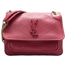 Load image into Gallery viewer, Saint Laurent Niki Leather Shoulder Bag Red
