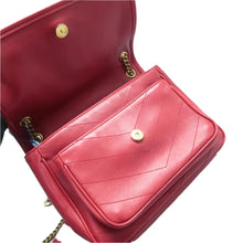 Load image into Gallery viewer, Saint Laurent Niki Leather Shoulder Bag Red
