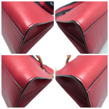 Load image into Gallery viewer, GUCCI Nymphaea Leather Satchel Bag Red
