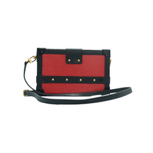 Load image into Gallery viewer, Louis Vuitton Petite Malle EPI Leather Shoulder Bag Red
