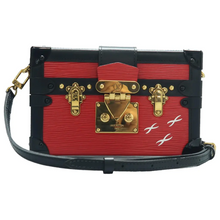 Load image into Gallery viewer, Louis Vuitton Petite Malle EPI Leather Shoulder Bag Red
