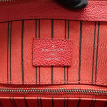 Load image into Gallery viewer, Louis Vuitton Pont Neuf MM Empreinte Leather Tote Shoulder Bag Red
