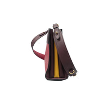 Load image into Gallery viewer, Prada  City Calf Colorblock Bibliotheque Leather Shoulder Bag Red
