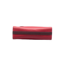 Load image into Gallery viewer, Prada  City Calf Colorblock Bibliotheque Leather Shoulder Bag Red
