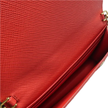 Load image into Gallery viewer, PRADA Leather Shoulder Bag Red
