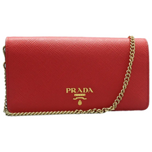 Load image into Gallery viewer, PRADA Leather Shoulder Bag Red
