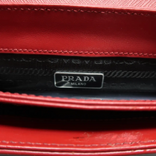 Load image into Gallery viewer, PRADA Leather Shoulder Bag Red
