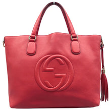 Load image into Gallery viewer, GUCCI Soho Leather Tote Red
