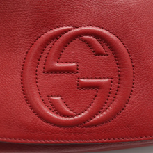 Load image into Gallery viewer, Gucci Soho Leather Shoulder Bag Red
