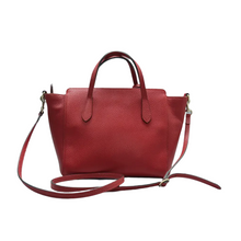 Load image into Gallery viewer, GUCCI Swing Leather Satchel Bag Red
