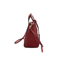 Load image into Gallery viewer, GUCCI Swing Leather Satchel Bag Red
