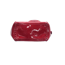 Load image into Gallery viewer, VALENTINO GARAVANI Patent Leather Satchel Bag Red
