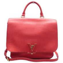 Load image into Gallery viewer, Louis Vuitton Volta Leather Satchel Bag Red
