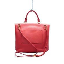 Load image into Gallery viewer, LOUIS VUITTON Volta Leather Satchel Bag Red
