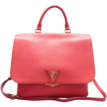 Load image into Gallery viewer, LOUIS VUITTON Volta Leather Satchel Bag Red
