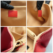 Load image into Gallery viewer, LOUIS VUITTON Volta Leather Satchel Bag Red
