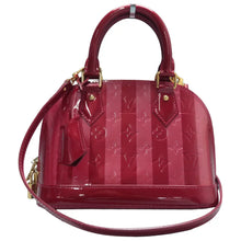 Load image into Gallery viewer, Louis Vuitton Alma Leather Satchel Bag Red
