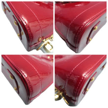 Load image into Gallery viewer, Louis Vuitton Alma BB Monogram Patent Leather Satchel Bag Red
