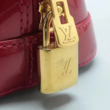 Load image into Gallery viewer, Louis Vuitton Alma BB Monogram Patent Leather Satchel Bag Red
