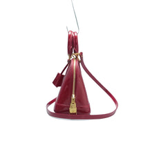 Load image into Gallery viewer, Louis Vuitton Alma BB Monogram Patent Leather Satchel Bag Red
