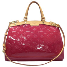 Load image into Gallery viewer, Louis Vuitton Brea MM Vernis Satchel Bag Rose Indien

