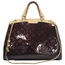 Load image into Gallery viewer, Louis Vuitton  Brea MM Monogram Vernis Satchel Bag Amarante

