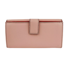 Load image into Gallery viewer, Alexander McQueen Skull Leather Continental Trifold Wallet Pink
