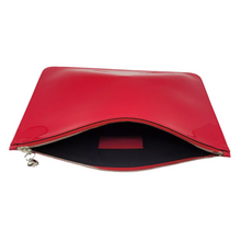 Load image into Gallery viewer, Alexander McQueen Skull Leather Large Pouch Hot Pink
