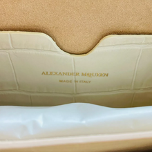 Load image into Gallery viewer, Alexander McQueen Leather Box Crossbody Bag Off White
