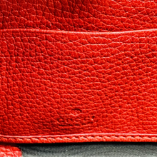 Load image into Gallery viewer, Gucci Long Continental Interlocking G Zip Around Leather Wallet Red
