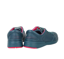 Load image into Gallery viewer, Gucci Leather Fringe Sneakers Teal
