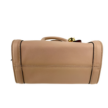 Load image into Gallery viewer, Alexander McQueen Powder Skull Padlock Leather Satchel Bag Pink
