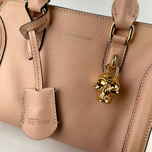 Load image into Gallery viewer, Alexander McQueen Powder Skull Padlock Leather Satchel Bag Pink
