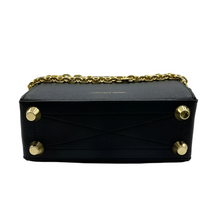 Load image into Gallery viewer, Alexander McQueen Box 19 Bag w/Gold Hardware Leather Crossbody Bag Black
